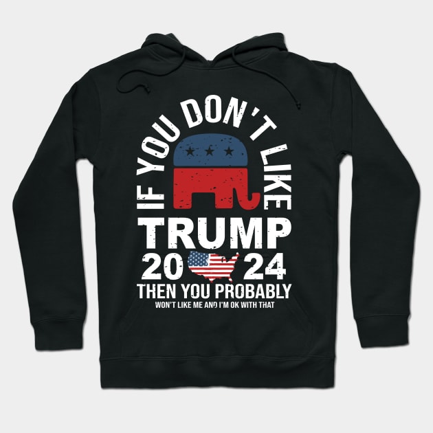 If you don’t like trump 2024 then you probably won’t like me and I’m okay with that Hoodie by Fun Planet